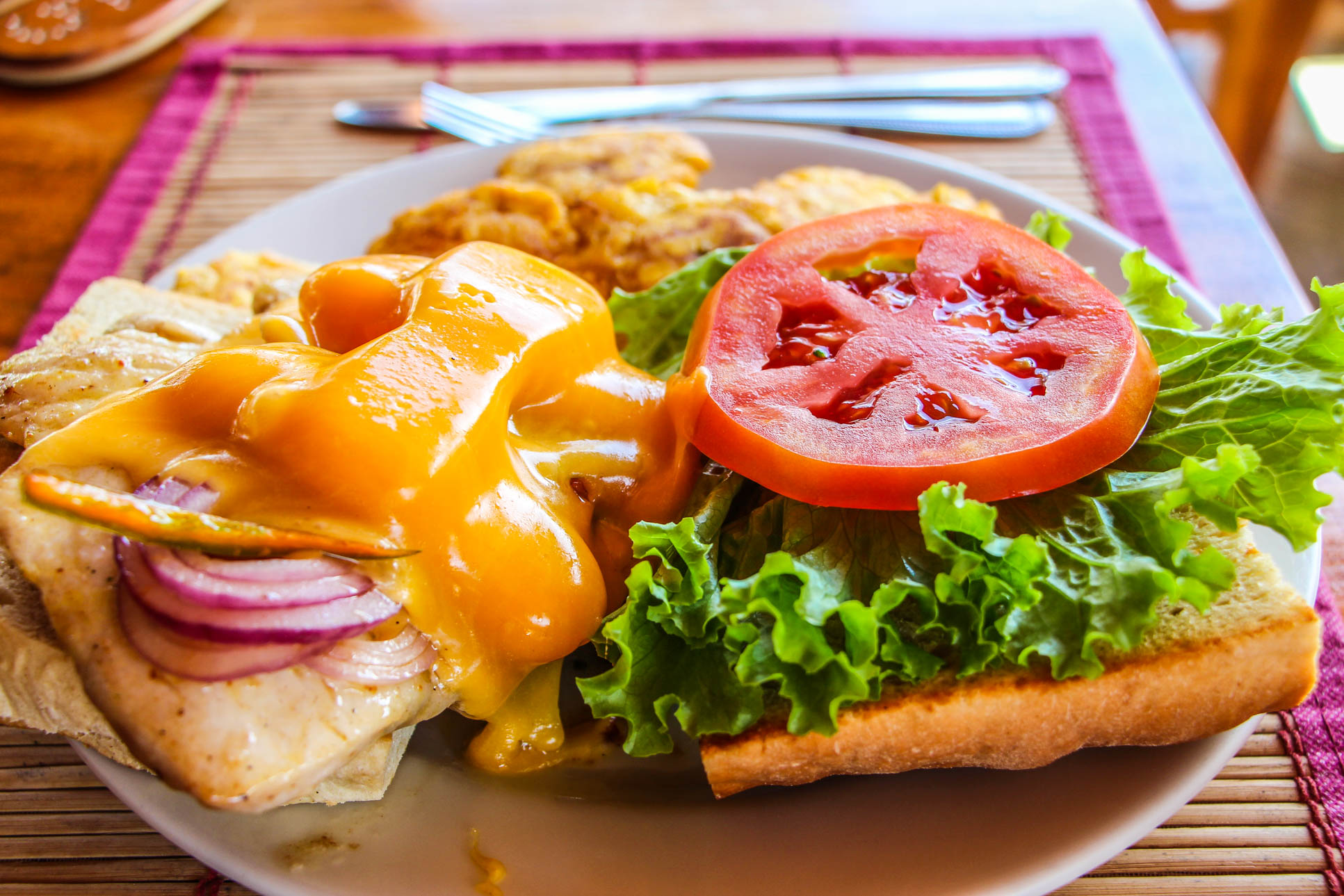 Grilled Fish Sandwich Agua Dulce Resort