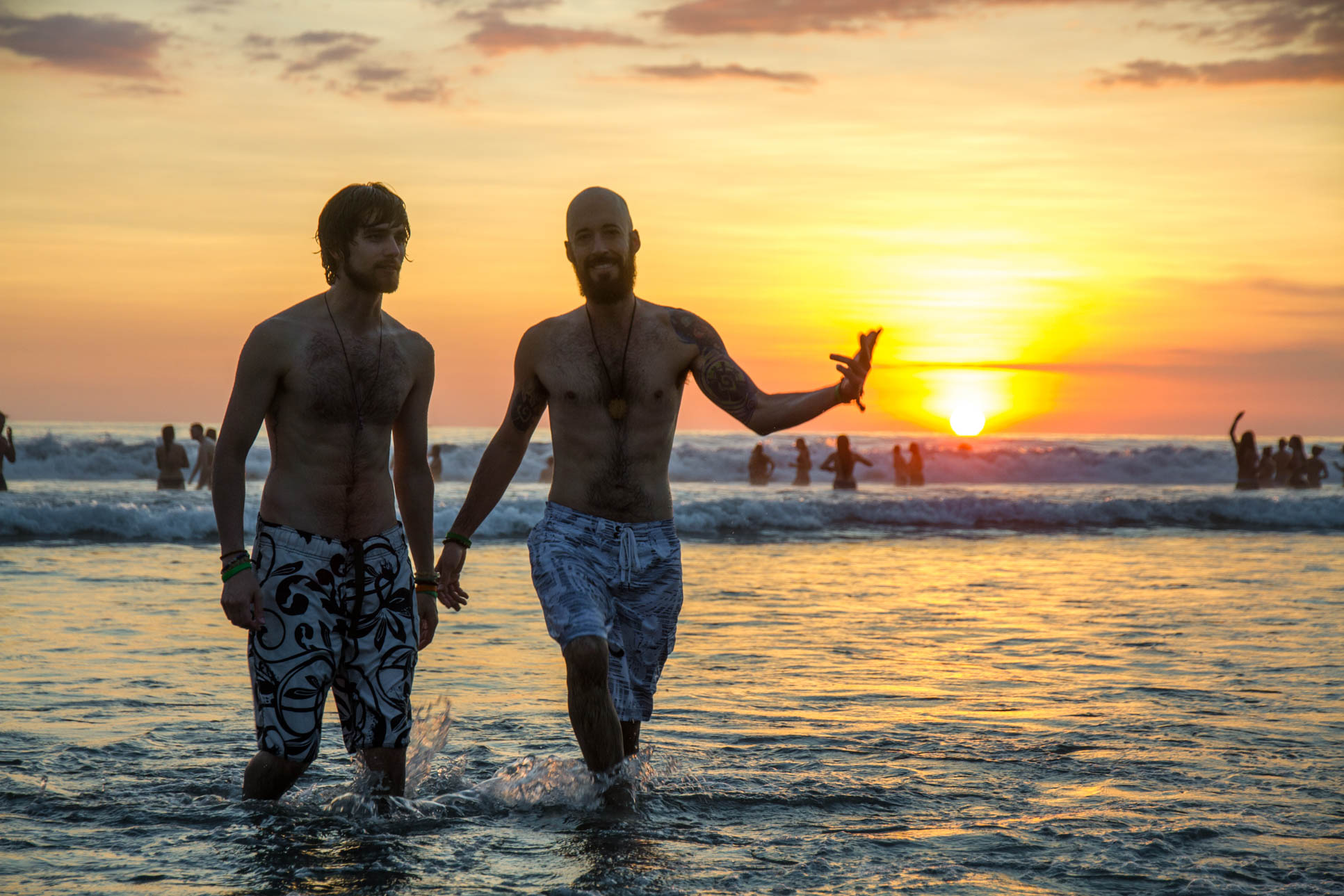 Friends Walking On The Beach Envision Festival Costa Rica
