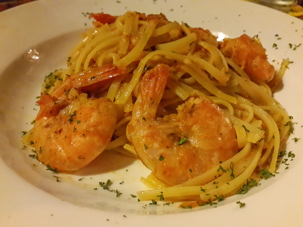 Jumbo Shrimp Pasta Shrimp Close Up