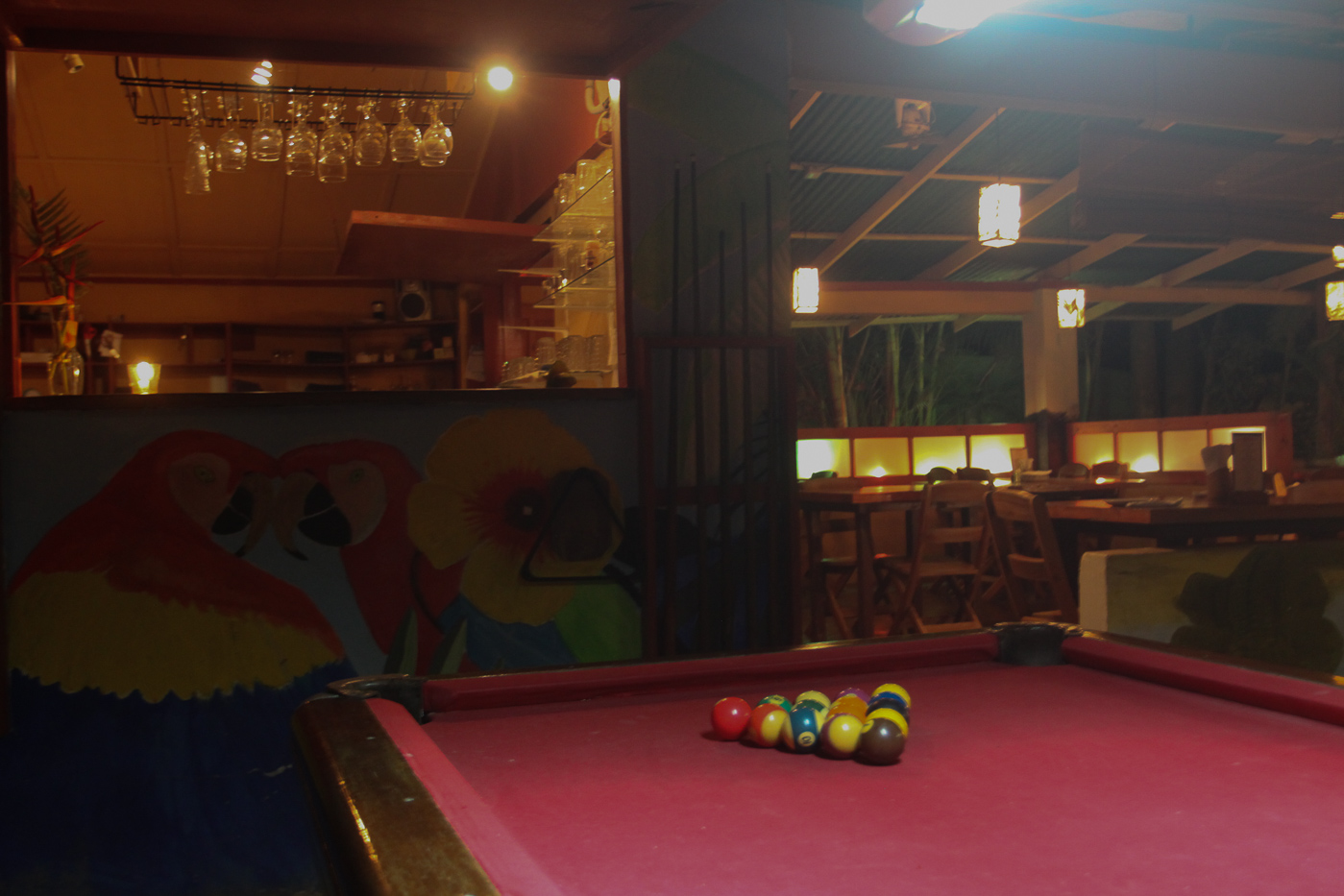 Bar And Pool Table