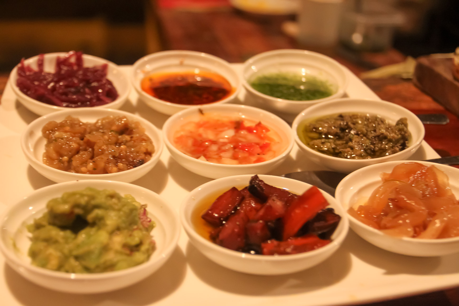 Dips For Meats At Casa Del Mar Restaurant