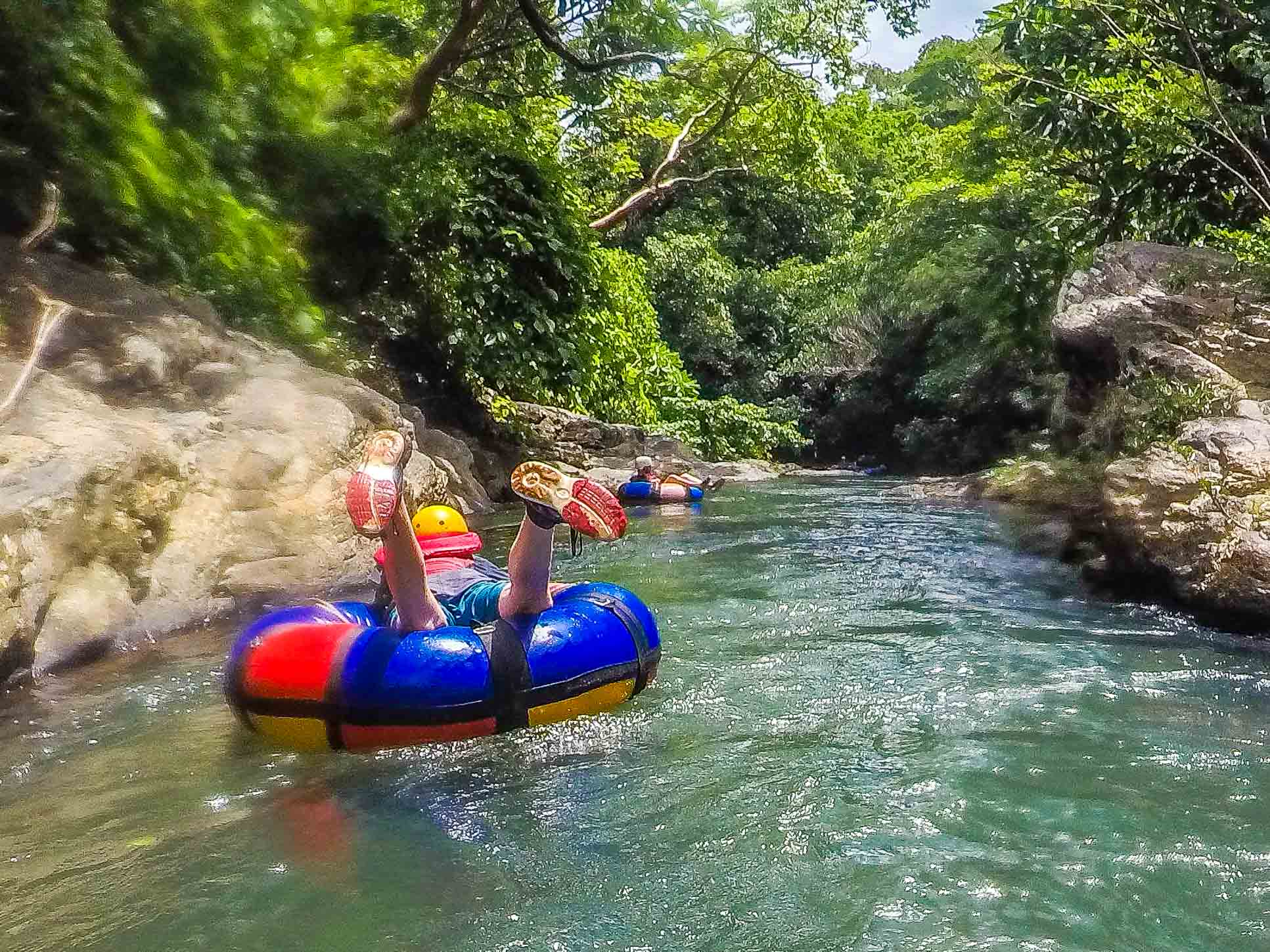 Tubing Face Down Rio Negro Tubing Rincon De La Vieja