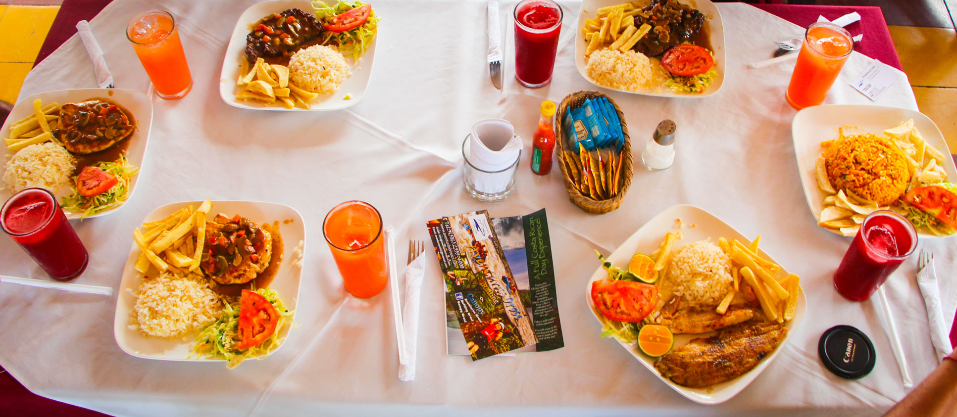 Grande De Orosi Whitewater Rafting Aerial View Of Lunch