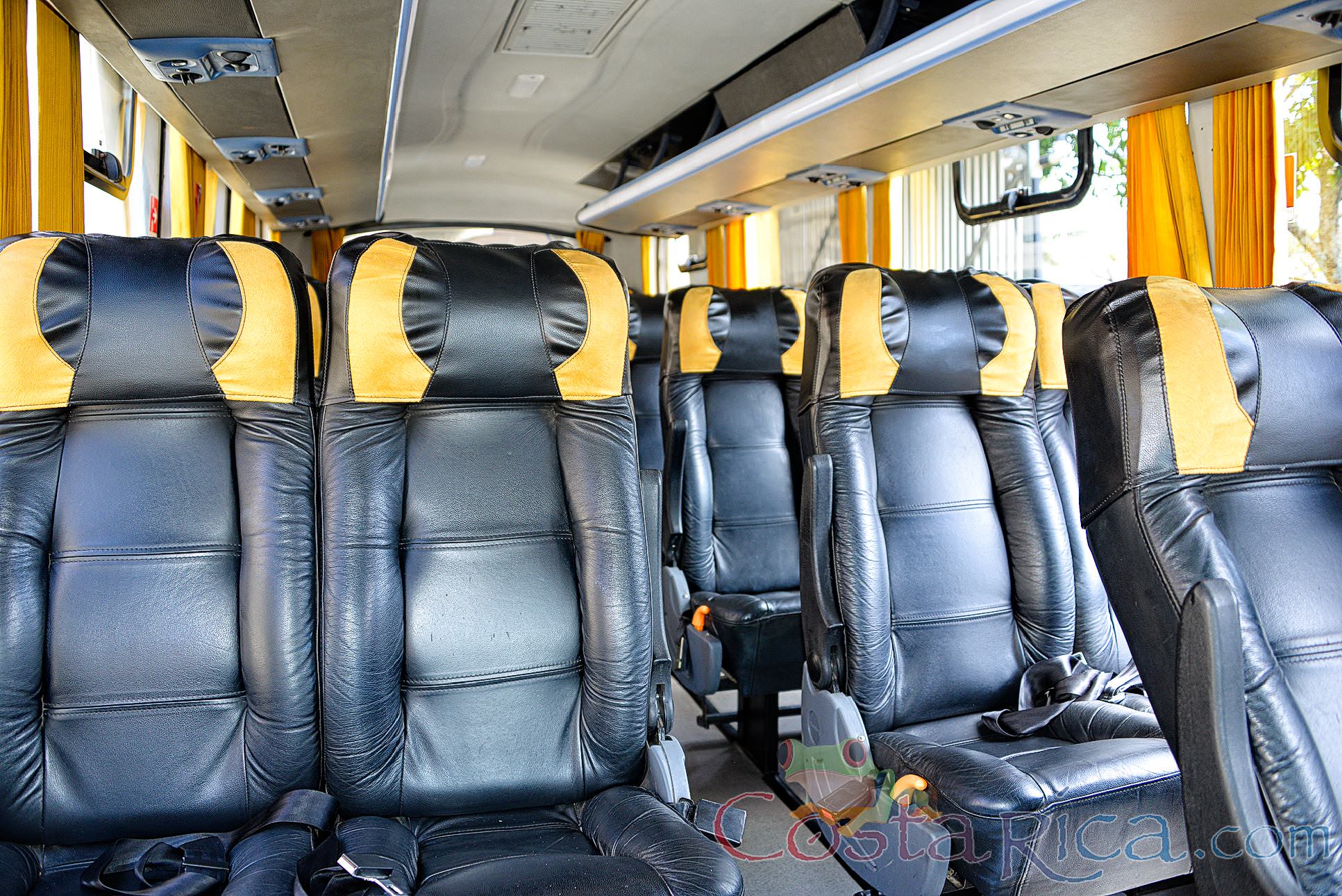 Passenger Hino Senior Coach Seat Rows View From The Steps