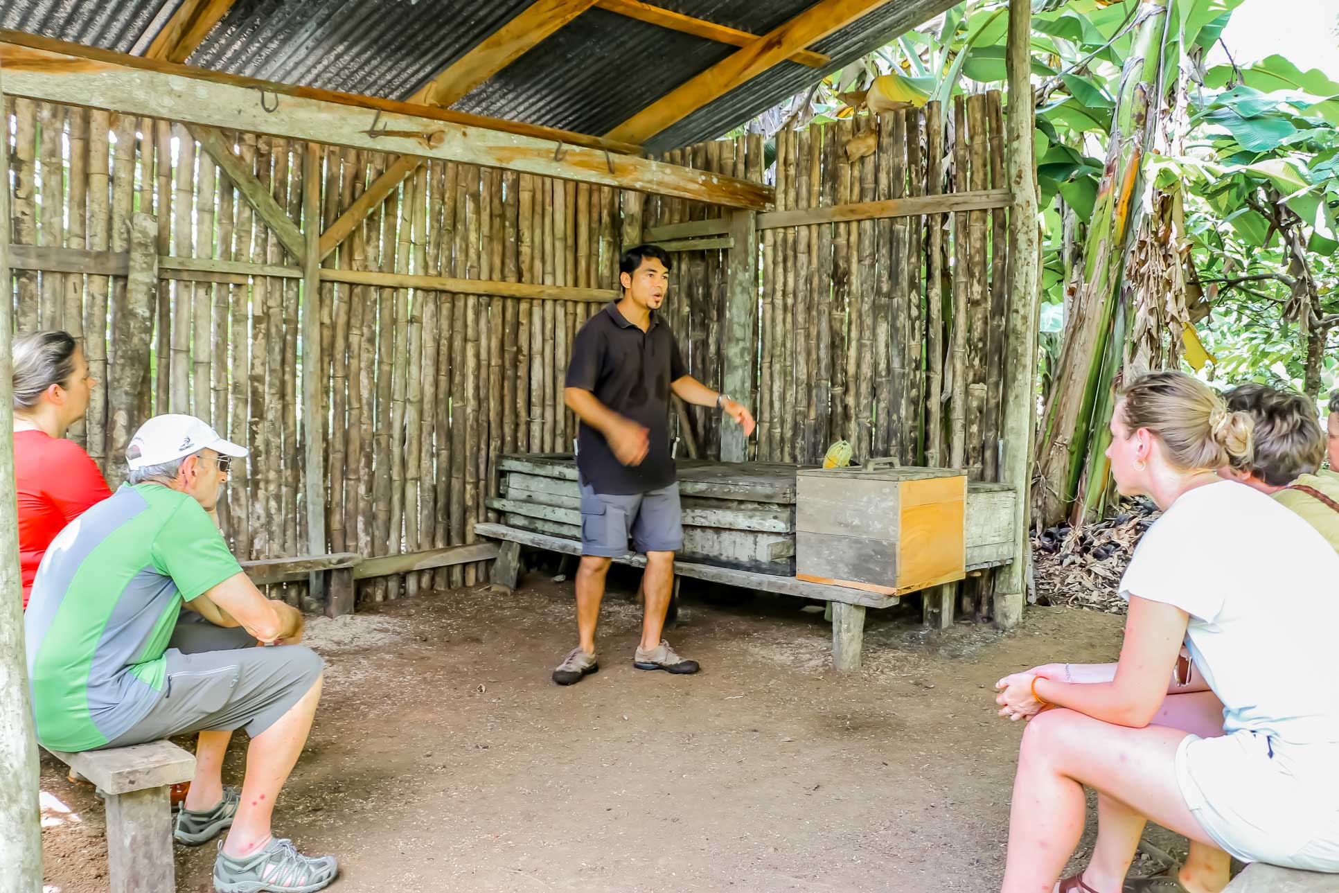 Fermentation Containers Finca Kobo Chocolate Tour