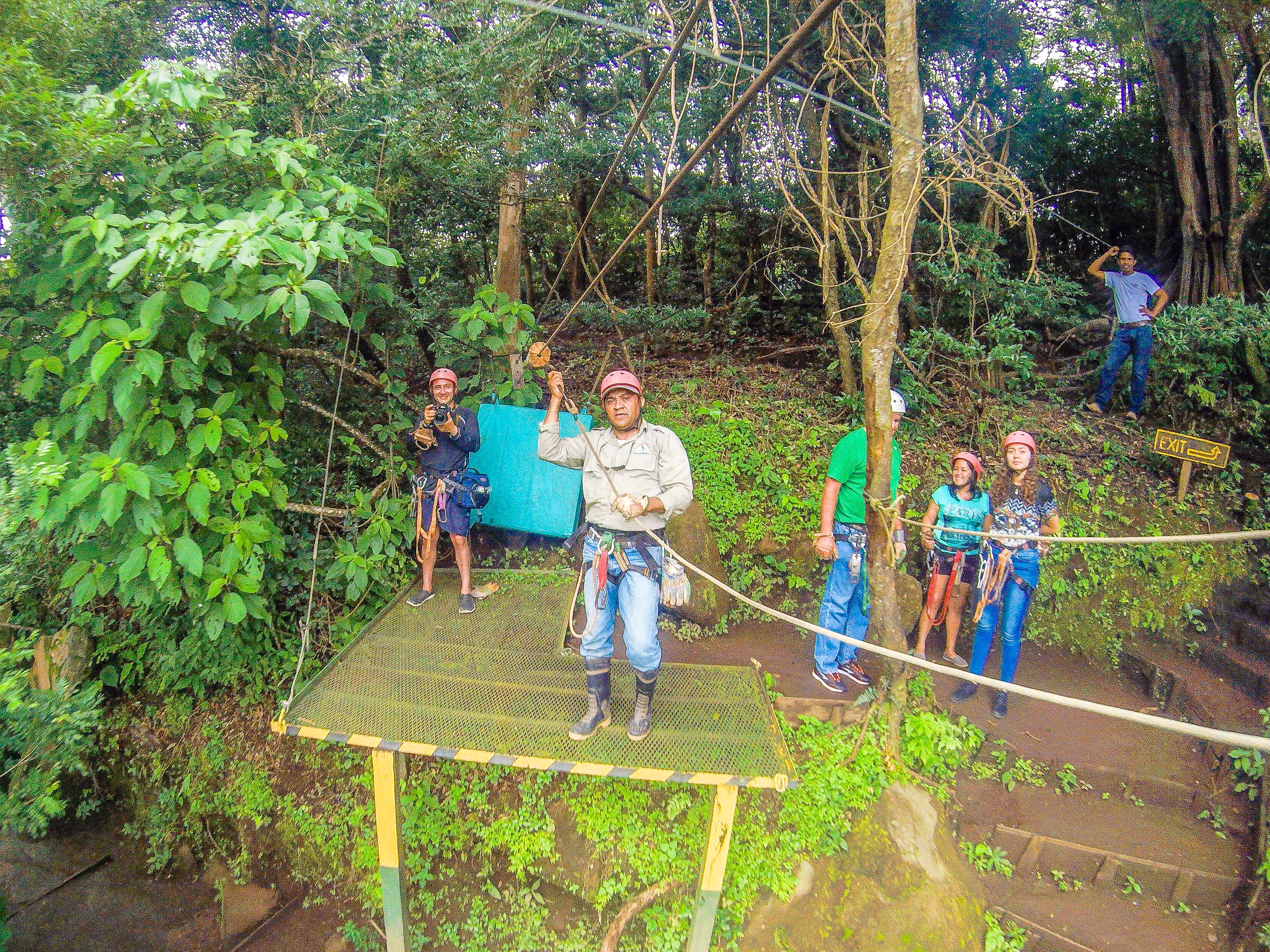 Land Platform Tizati Zip Line Rincon De La Vieja