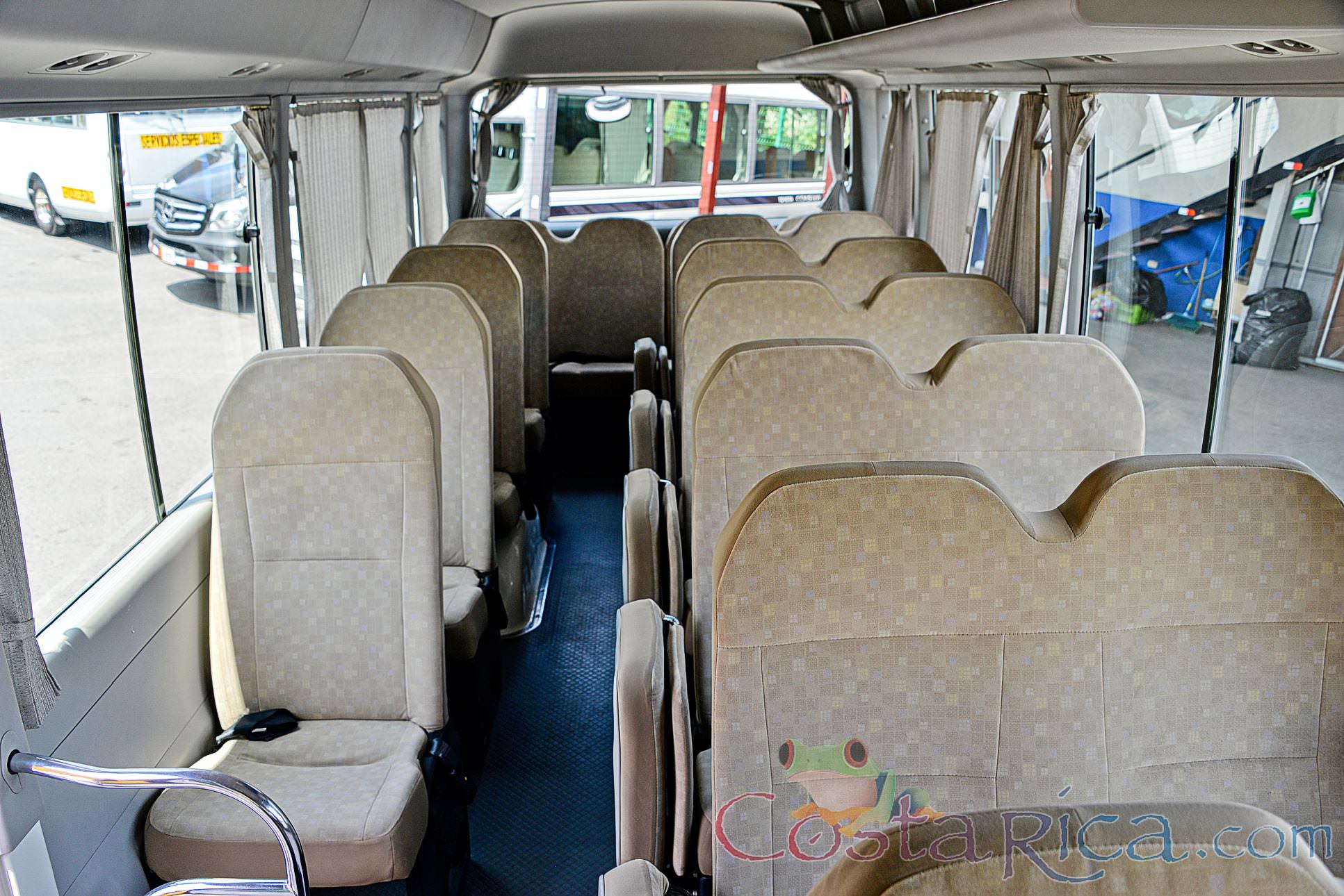 Passenger Coaster Van Seat Row View