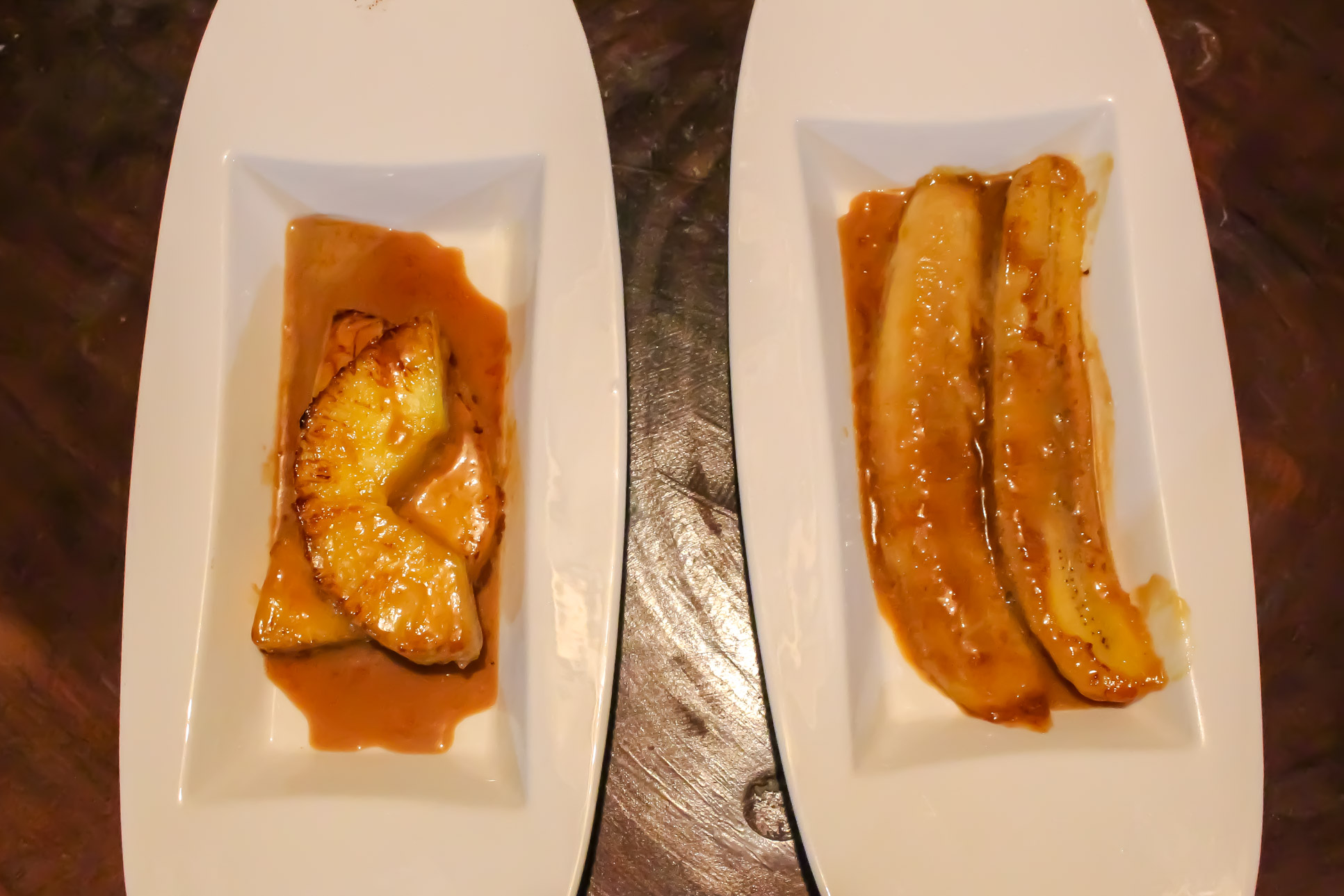 Casa El Tortugo Pineapple And Banana Desserts