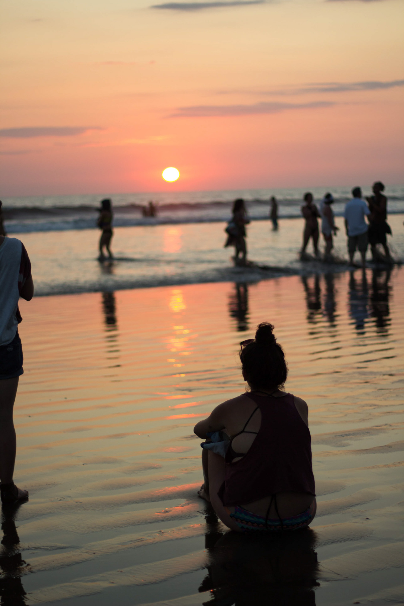 Watching The Sunset On The Beach Envision Festival Costa Rica