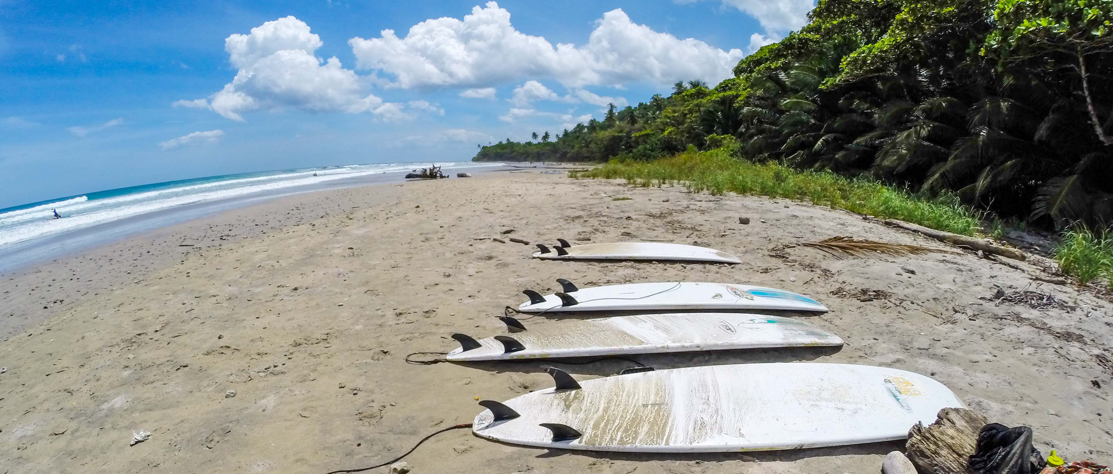 Surf Boards On The Sand Santa Teresa