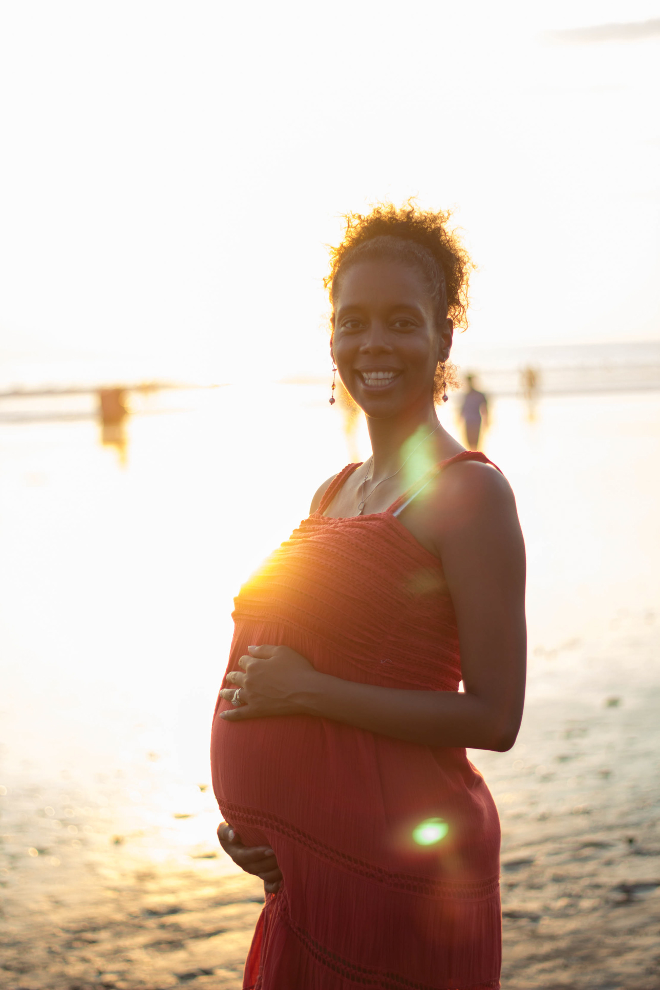 Pregnant Woman On The Beach Envision Festival Costa Rica