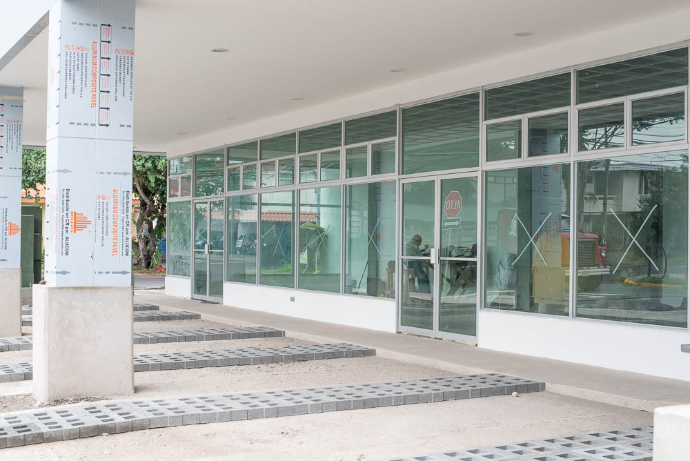 First Floor Parking Space From Street Lateral View
