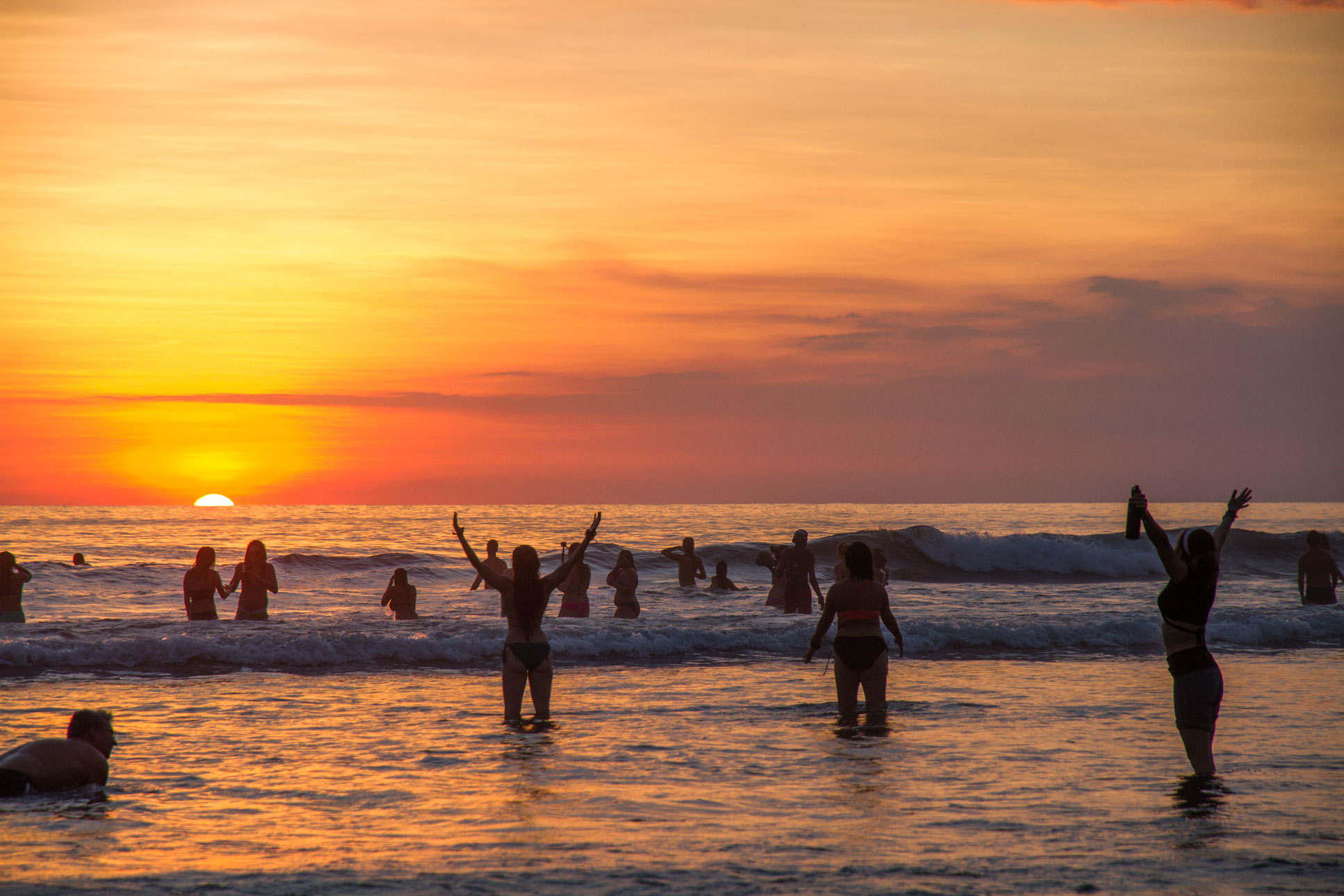 One Third Of Sun At Sunset Envision Festival Costa Rica