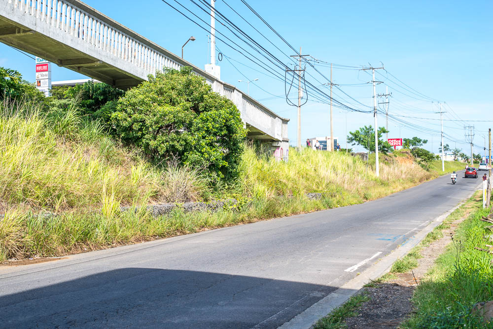 Road In Front Of The Lots