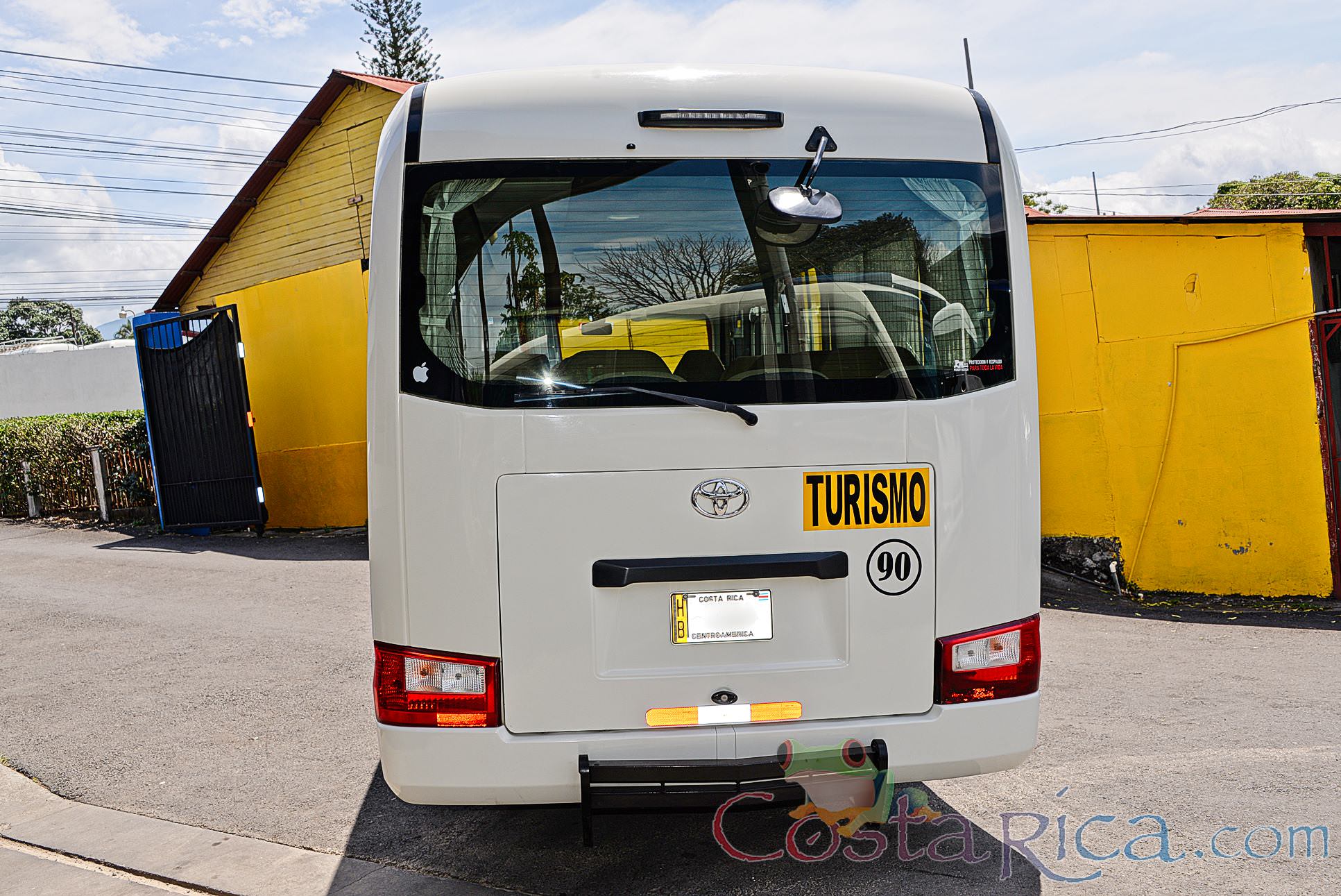 Passenger Coaster Van Back View