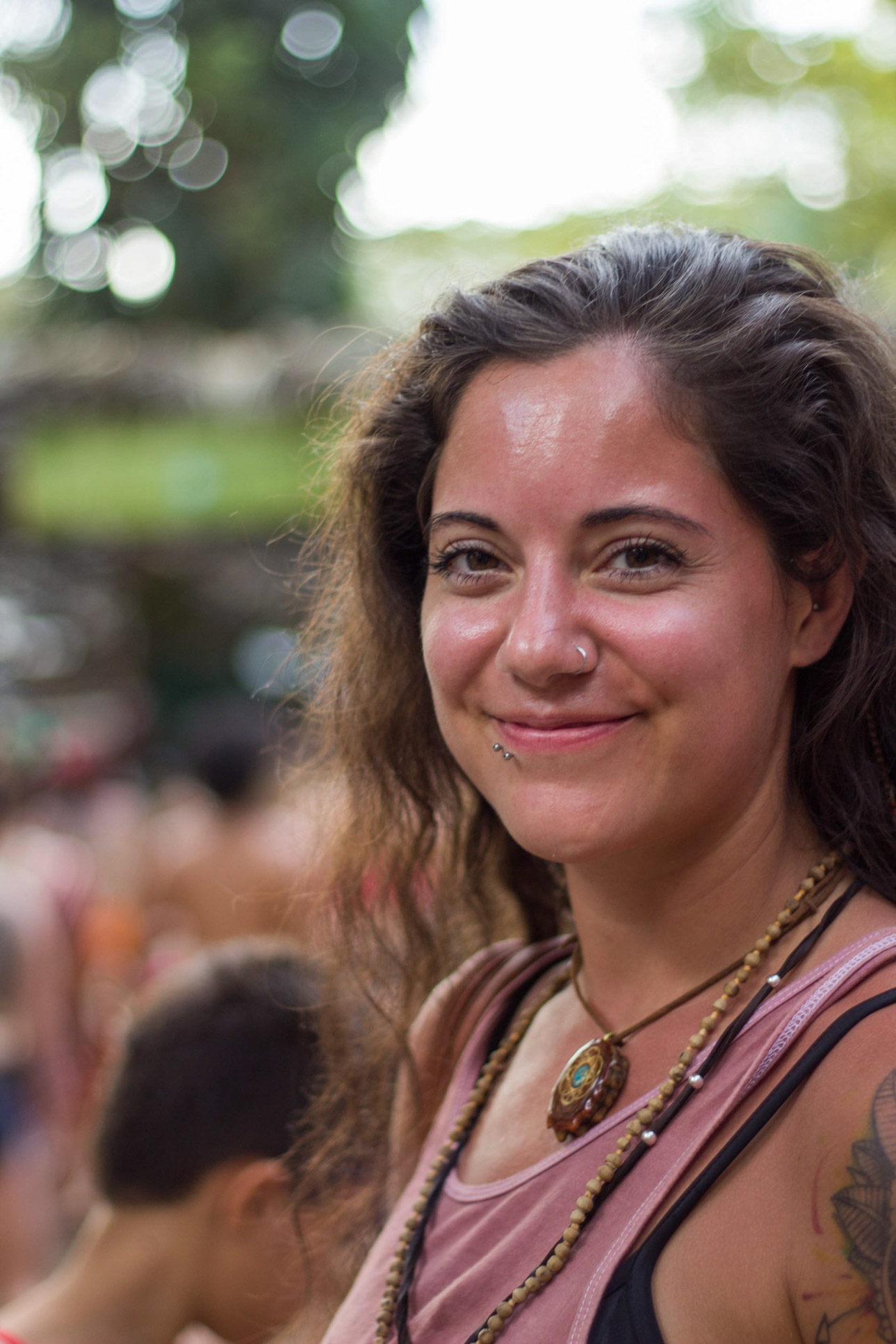 Lady Smiling Envision Festival Costa Rica