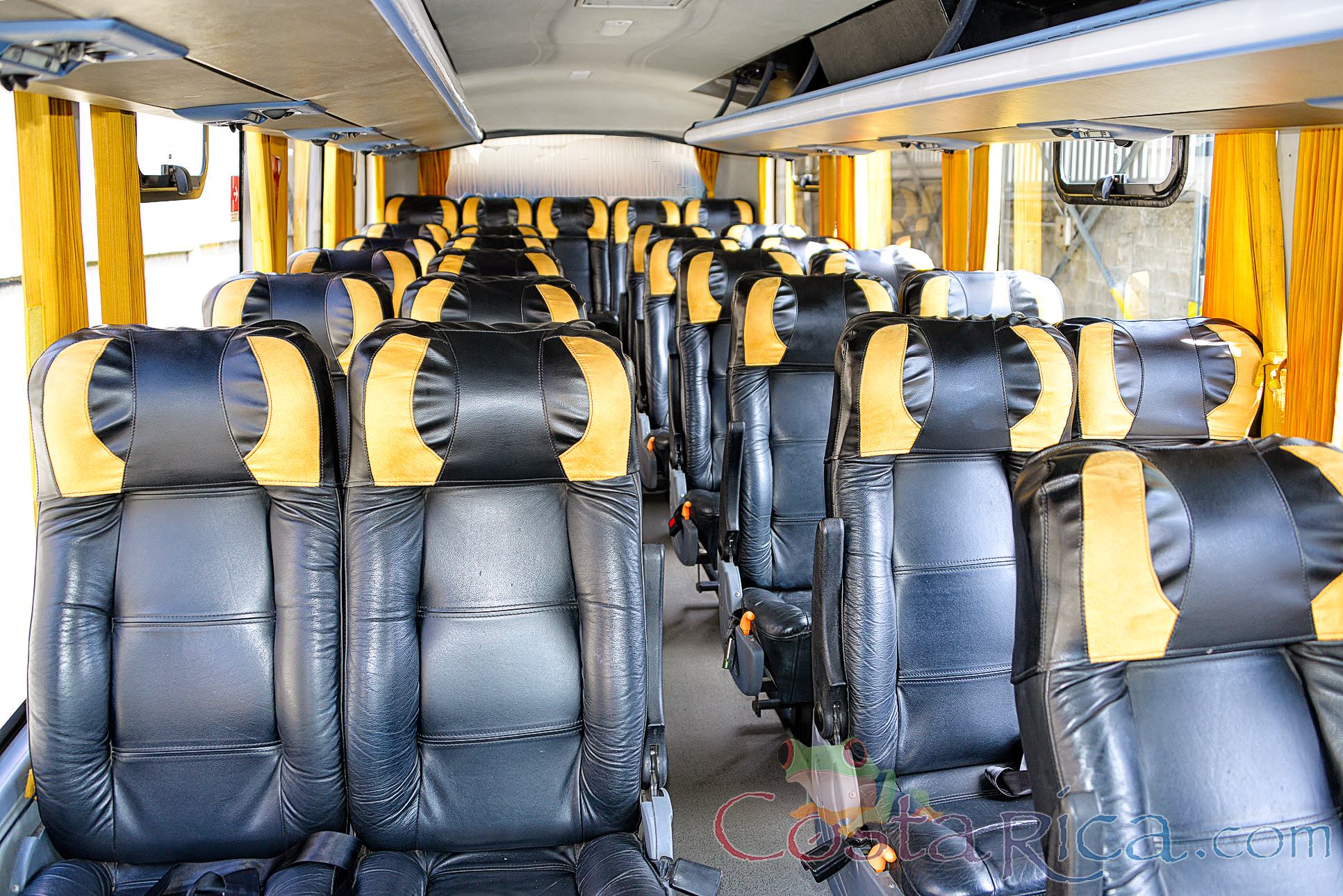 Passenger Hino Senior Coach Seat Row View From The Front