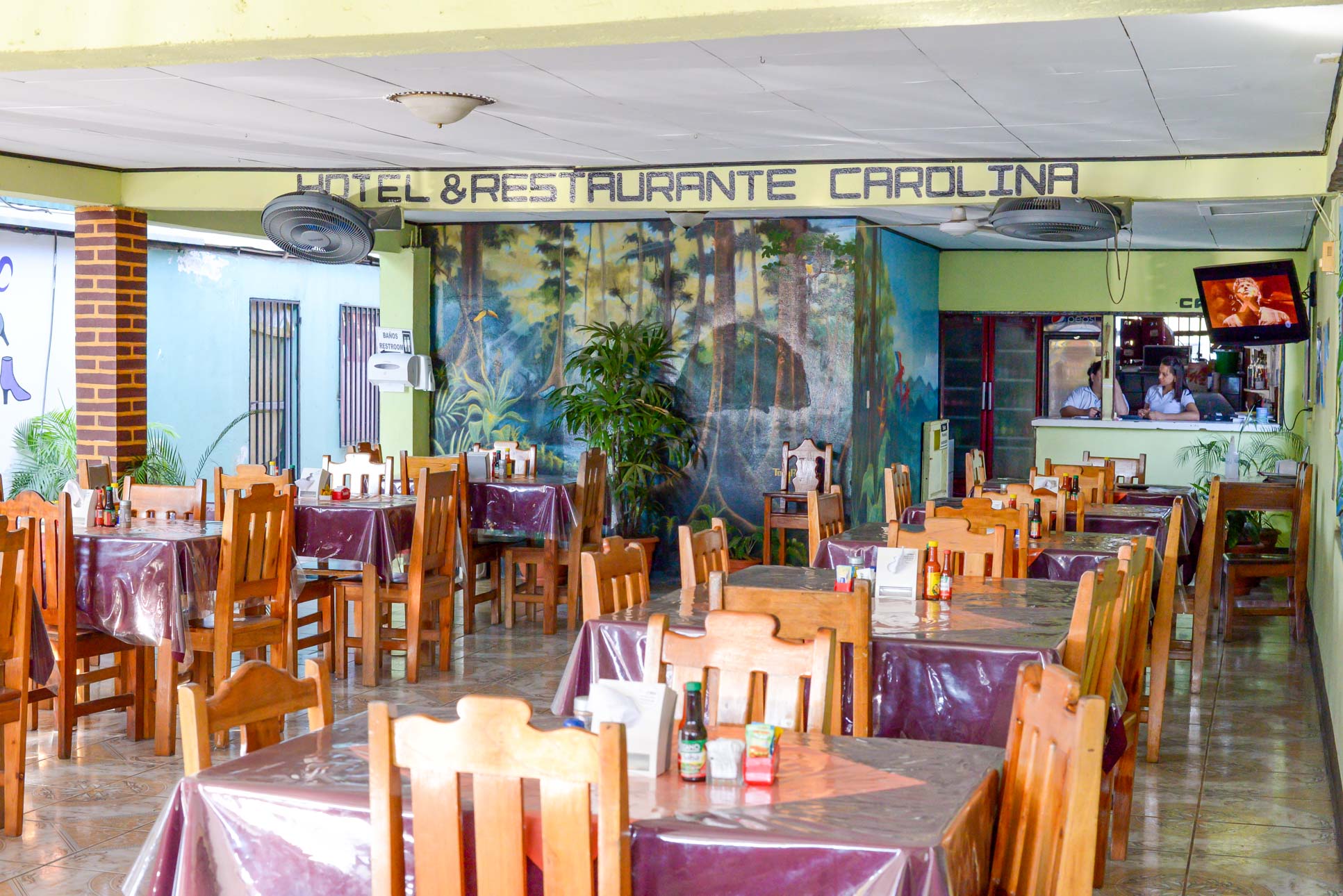 Cabinas Carolinas Perspective View Of Restaurant